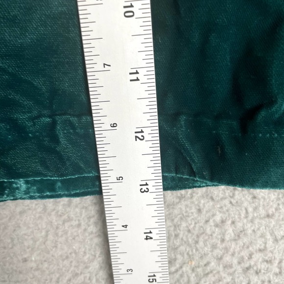 Free People Annalise Velvet Skirt Womens 10 Green Deep Teal Mini Jewel Tone NYE - Picture 9 of 9